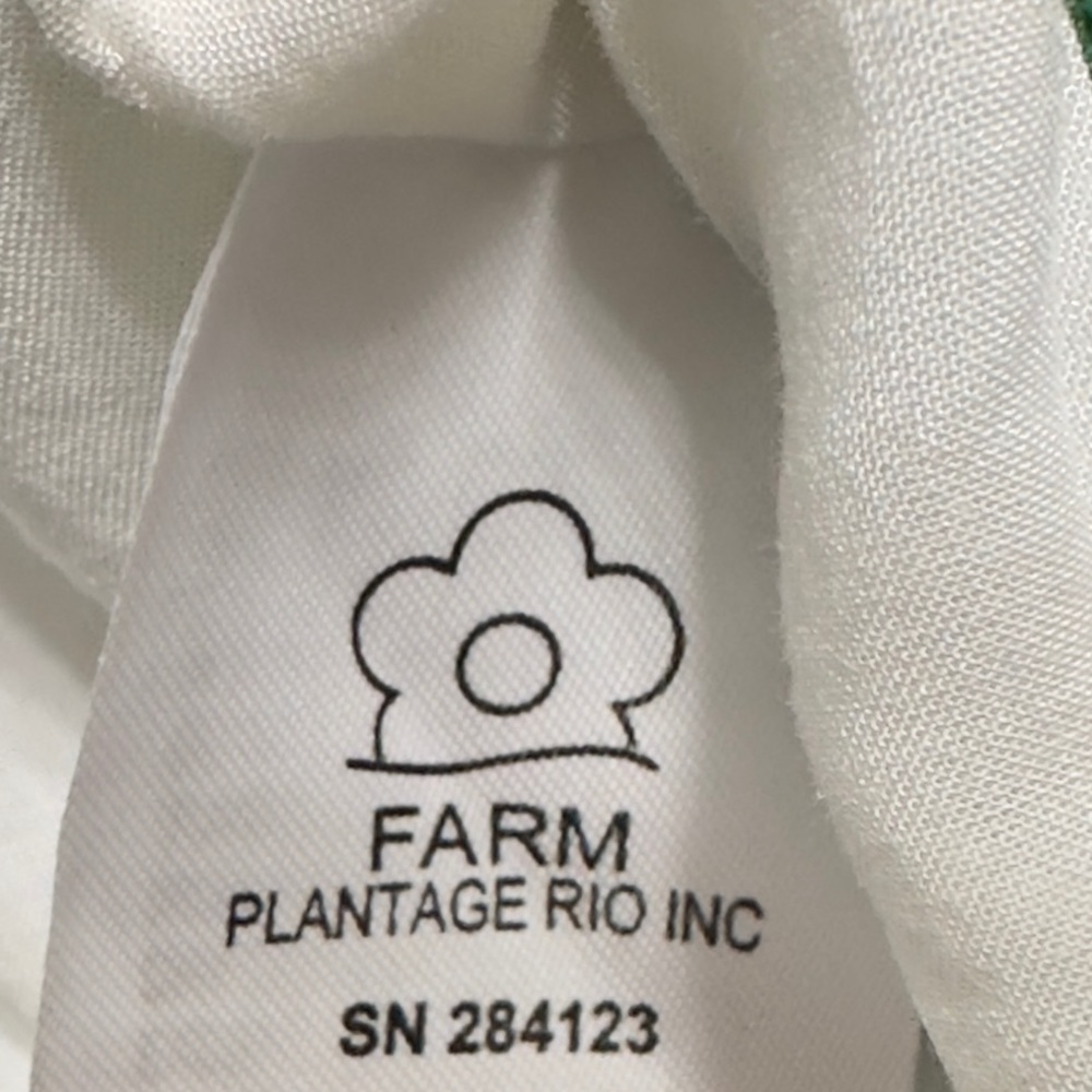 Pure Linen RARE New Farm Rio Pineapple Palm Leafs Tree Blazer Jacket - Picture 9 of 10
